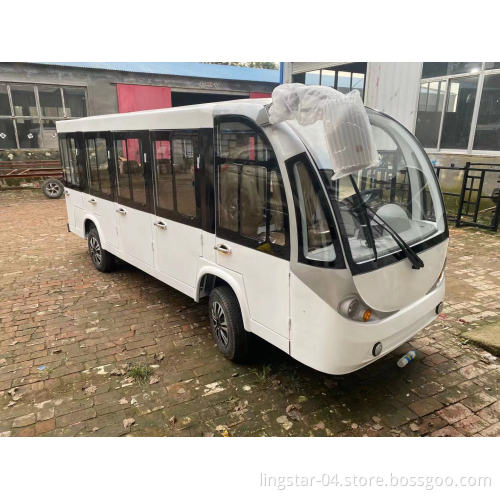 New 11Seats Closed Electric City Closed Sightseeing Car Shuttle Bus Tourist Bus Mini Bus Made In China